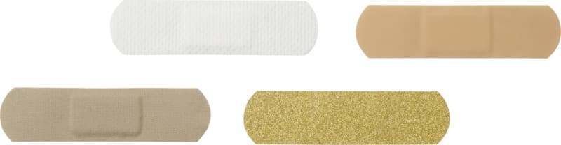 5-pieces plasters with full colour printed paper envelope 5