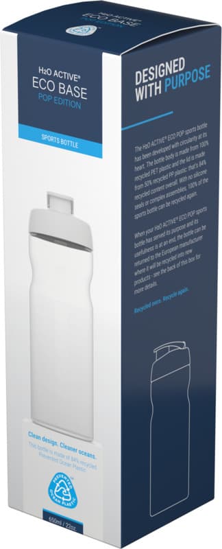H2O Active® Eco POP Base 650 ml flip lid sport bottle 5