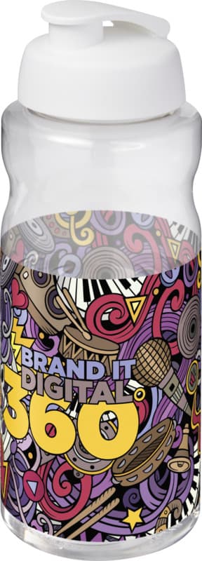 H2O Active® Big Base 1 litre flip lid sport bottle 3