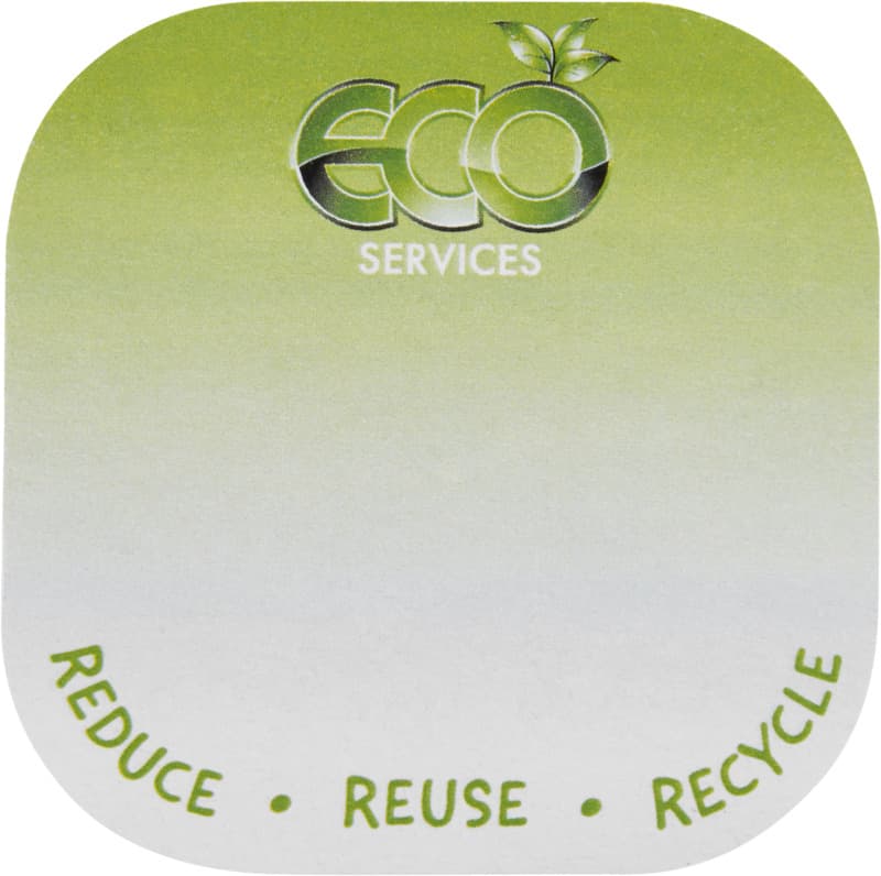 Sticky-Mate® square-shaped recycled sticky notes with rounded corners 5