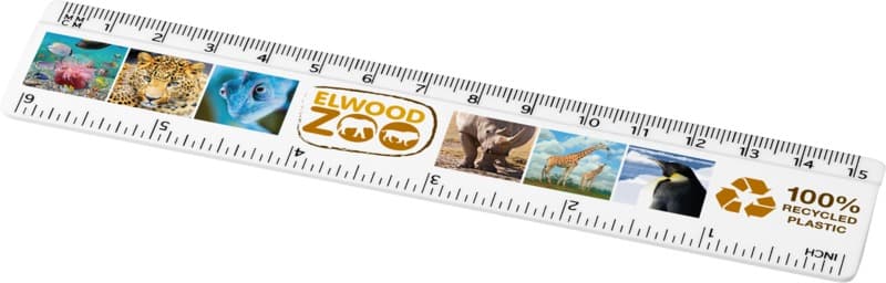 Refari 15 cm recycled plastic ruler 4