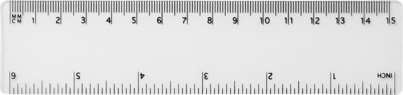 Rothko 15 cm plastic ruler 2