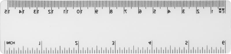 Rothko 15 cm plastic ruler 3