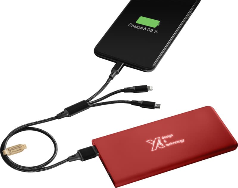 SCX.design P15 light-up 5000 mAh power bank 4