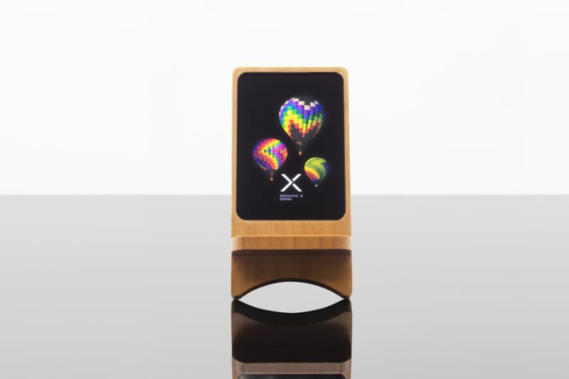 SCX.design W16 15W light-up wireless wooden stand 4