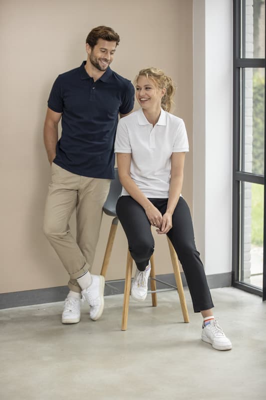 Emerald 200 g/m2 short sleeve unisex Aware™ recycled polo 4