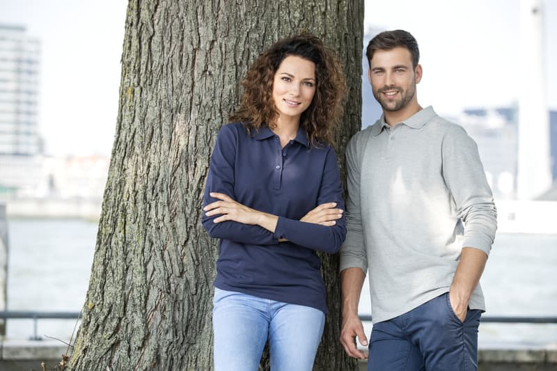 Calgary 180 g/m2 long sleeve women's polo 5