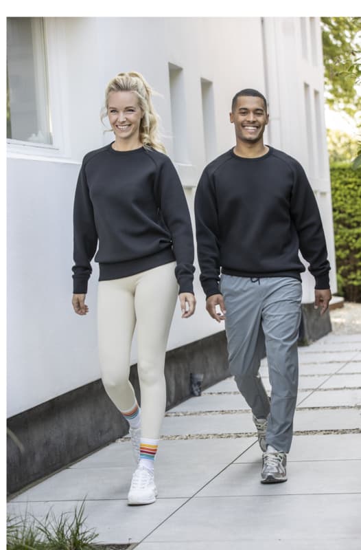 Yukon 350 g/m² unisex interlock sports crewneck sweater 4