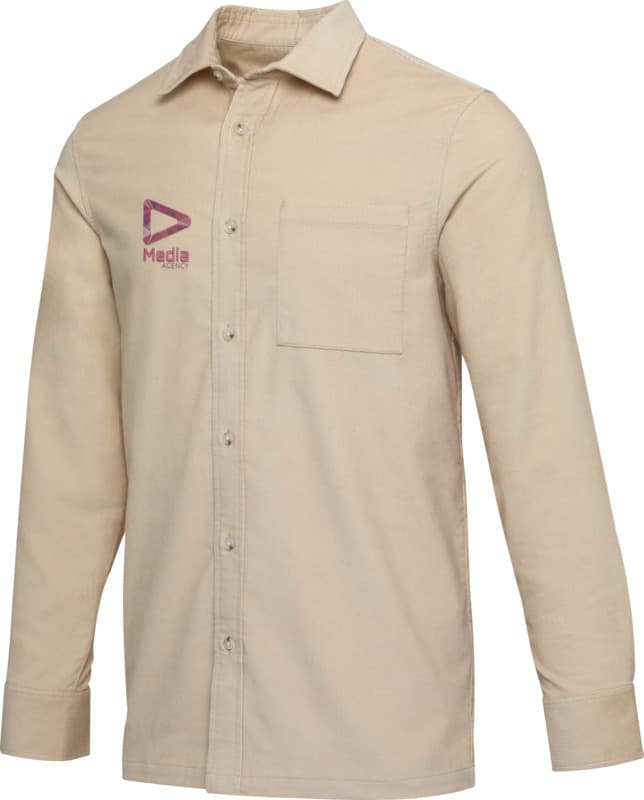 Alum 252 g/m² corduroy unisex shirt 5