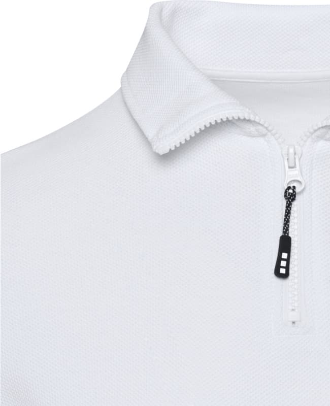 Apollo 245 g/m² long sleeve unisex half zip polo 4
