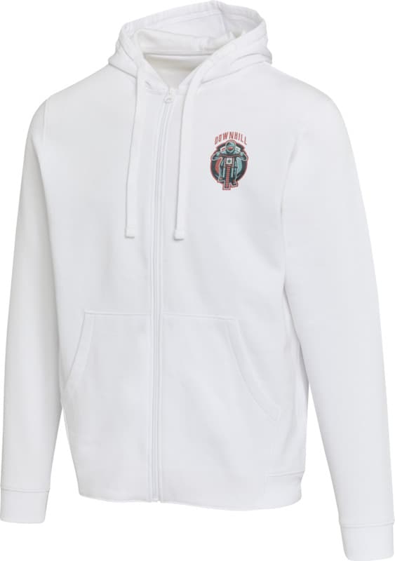 Jasper 280 g/m² OCS organic recycled unisex full zip hoodie 5