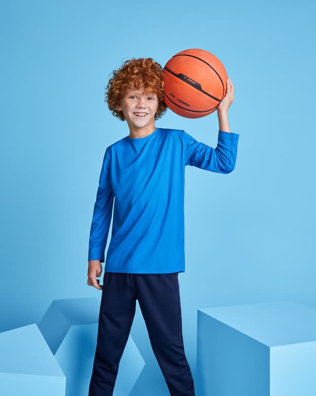 Estoril 125 g/m² long sleeve kids t-shirt 4