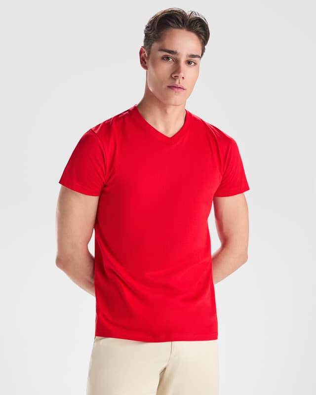 Samoyedo 155 g/m² short sleeve men's v-neck t-shirt 4