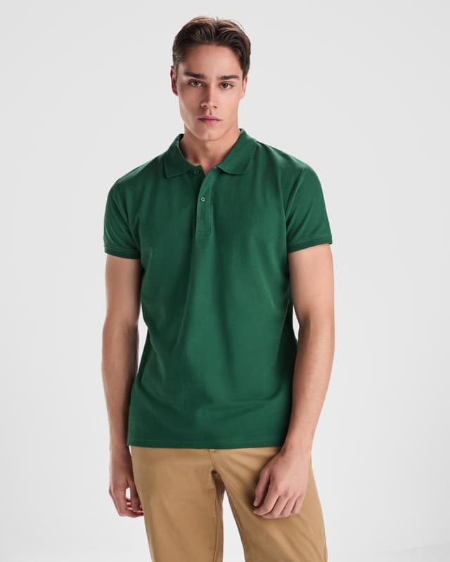 Prince 210 g/m² organic cotton short sleeve men's polo 4