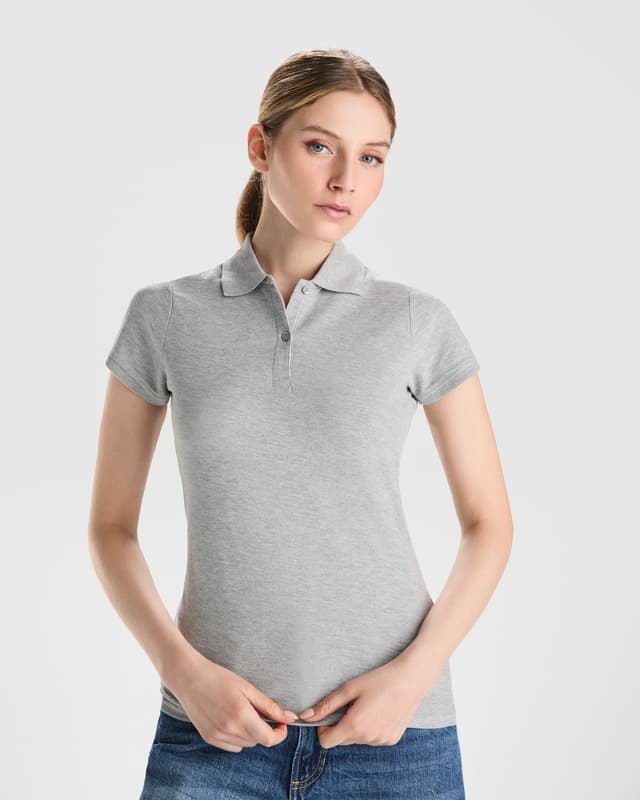 Prince 210 g/m² organic cotton short sleeve women's polo 4