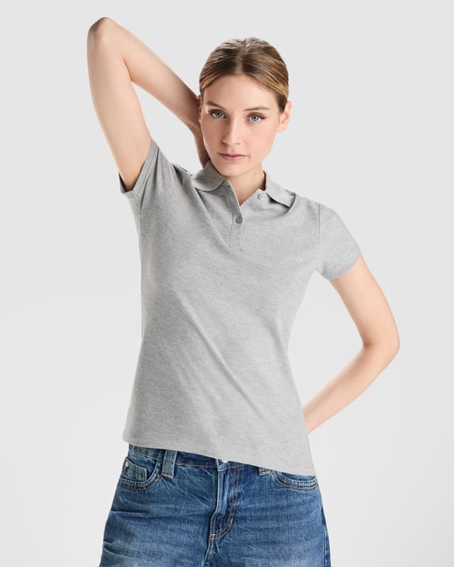 Prince 210 g/m² organic cotton short sleeve women's polo 5