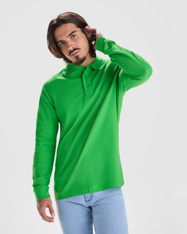 Estrella 220 g/m² long sleeve men's polo 4