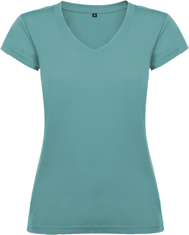 Victoria 155 g/m² short sleeve women's v-neck t-shirt