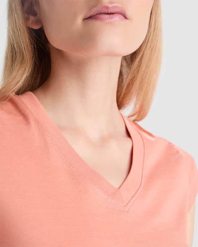 Victoria 155 g/m² short sleeve women's v-neck t-shirt 3