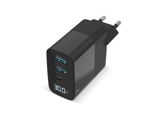 Sitecom CH-1001 30W GaN Power Delivery Wall Charger with LED display 2
