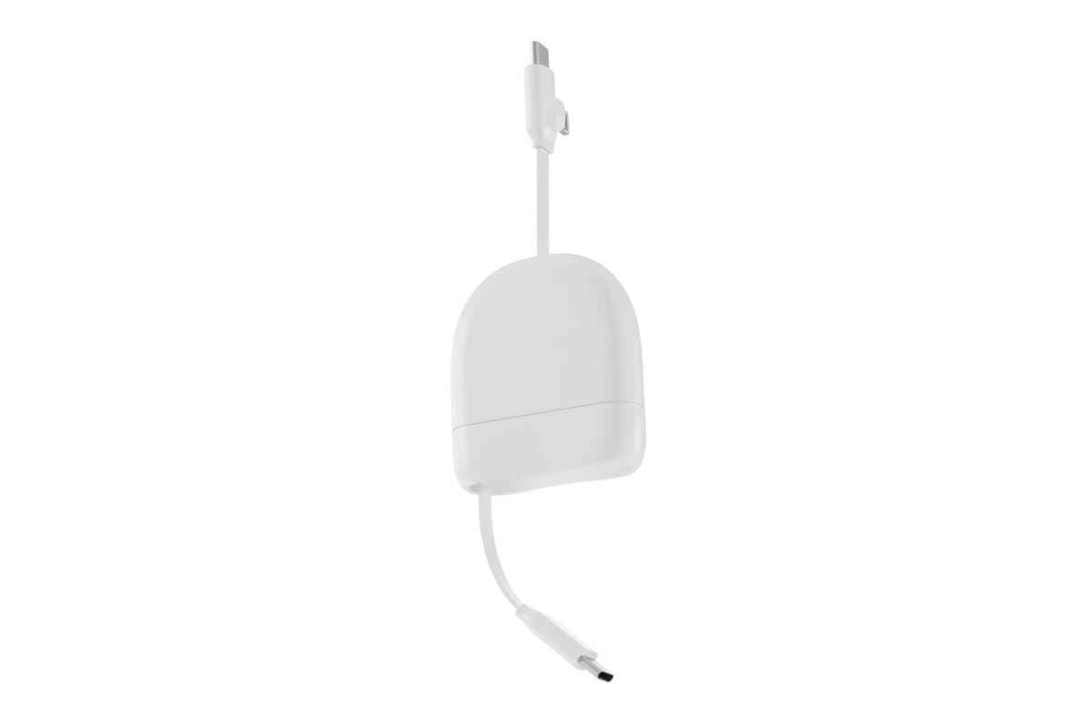 Xoopar ICE-R Retractable USB-C and Lightning Cable 60W 1 Meter 3