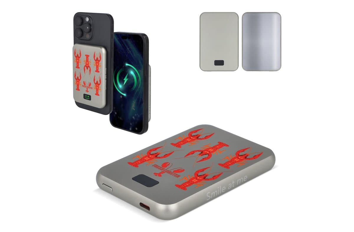Xoopar Smile Wireless Mirror Powerbank Compatible with MagSafe 5000 mAh