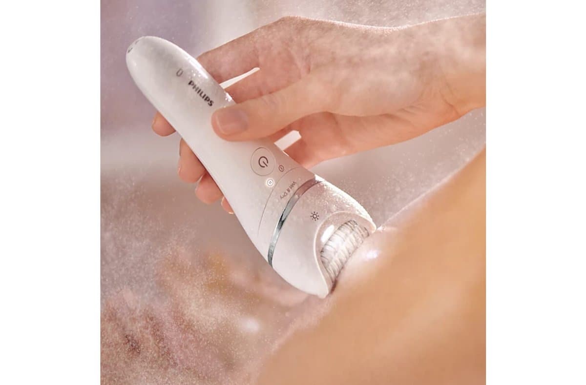 BRE700|Philips Epilator for legs and body, Wet & Dry 5