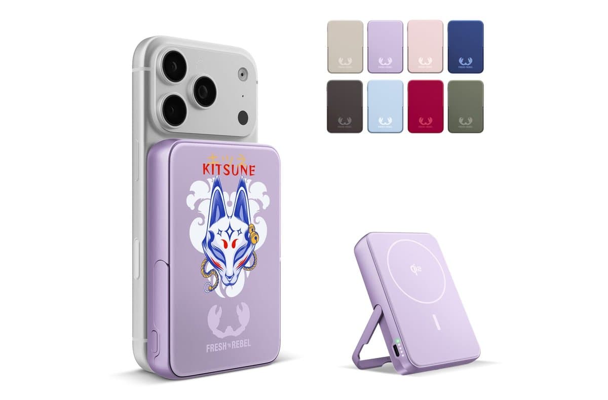 Fresh 'n Rebel Wireless Powerbank 10000mAh Compatible with MagSafe