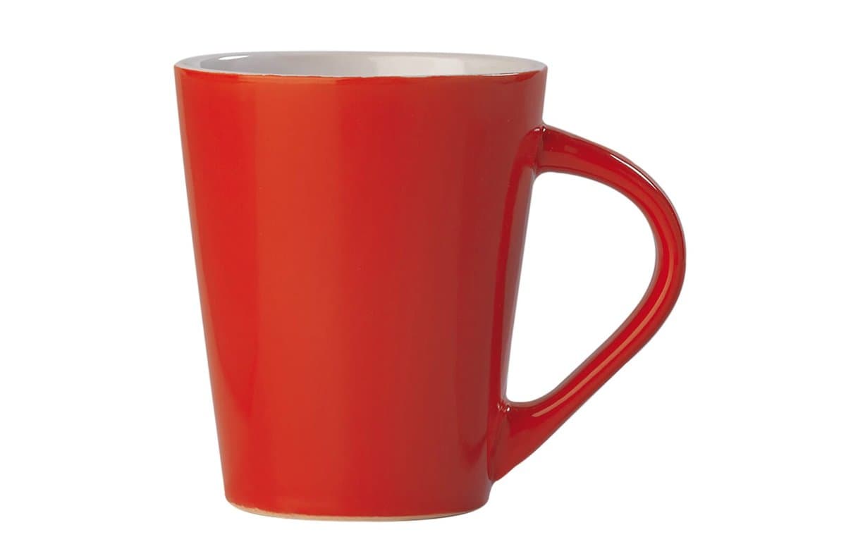 Bright red 'Nice' mug 270ml 5