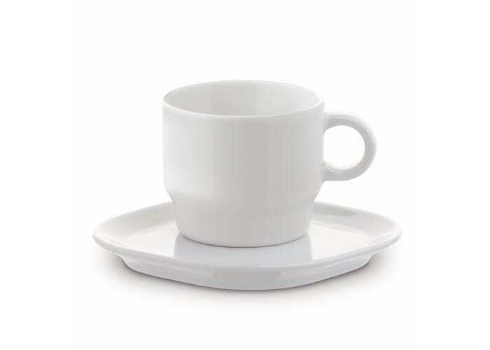 Cup & saucer square Satellite 180ml 2
