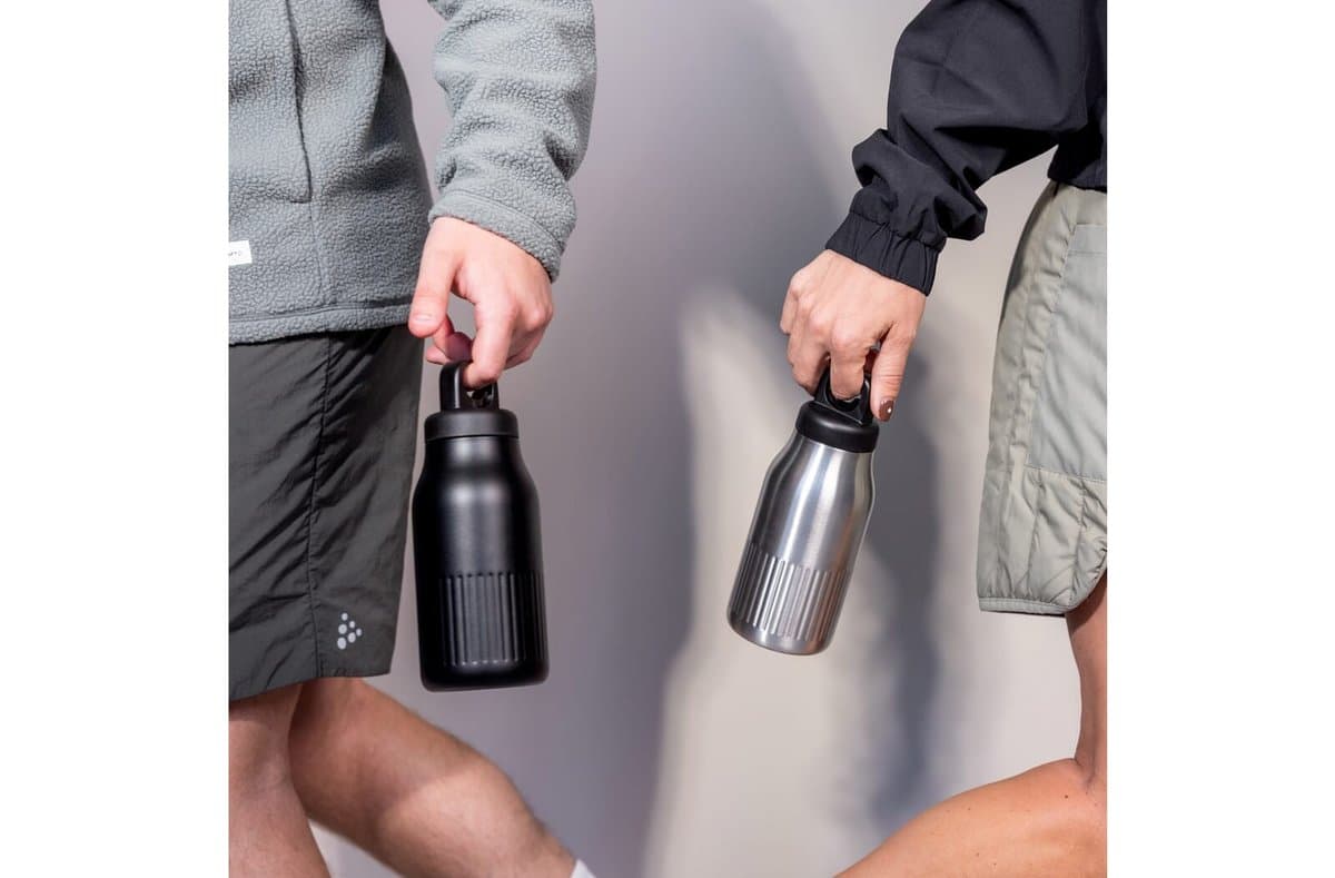 Sagaform Truls steel bottle with handy click open cap (recycled) 500 ml 4