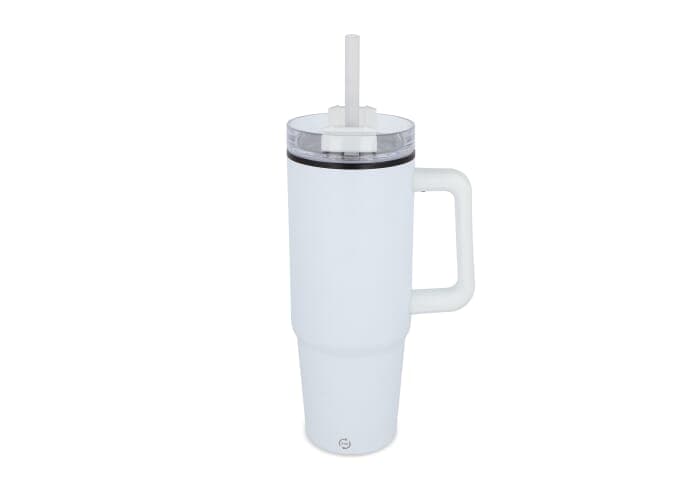 Miami mug with handle and straw 800ml 2