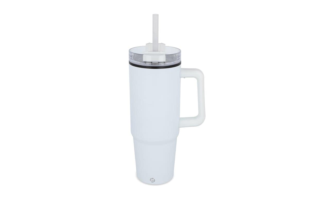 Miami mug with handle and straw 800ml 3