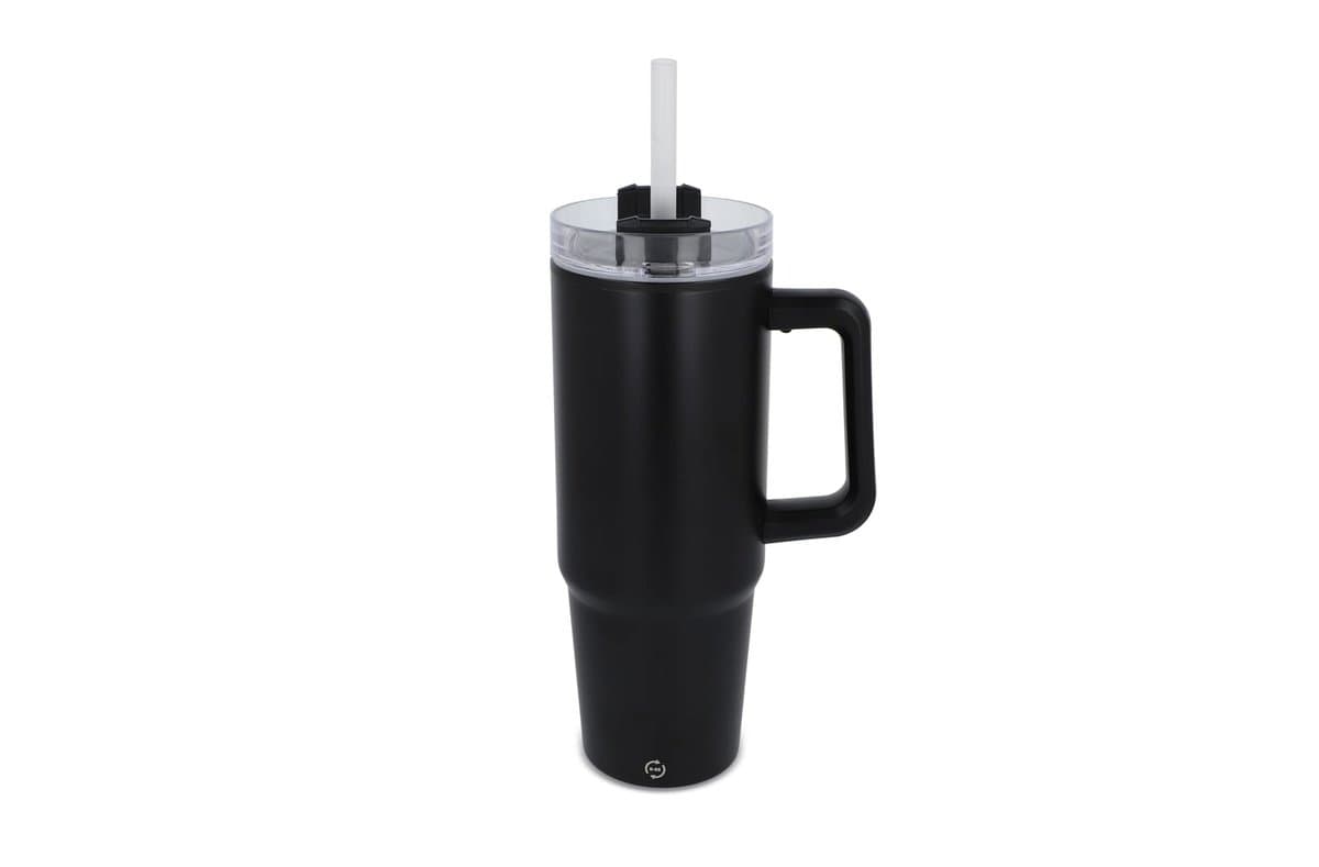Miami mug with handle and straw 800ml 5