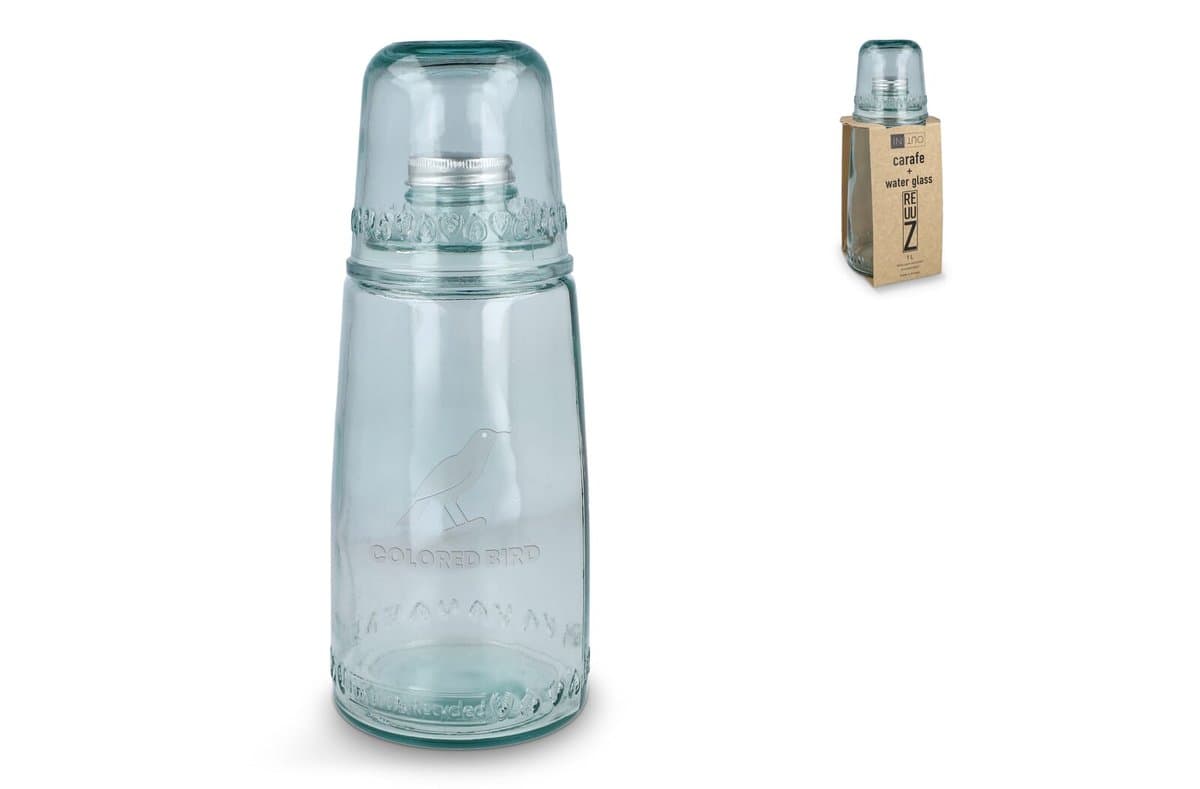 InSideOut Recycled Glass Drinkset ReuuZ 1L