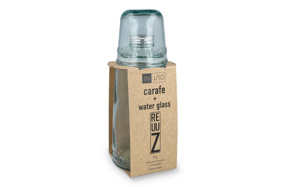 InSideOut Recycled Glass Drinkset ReuuZ 1L 5