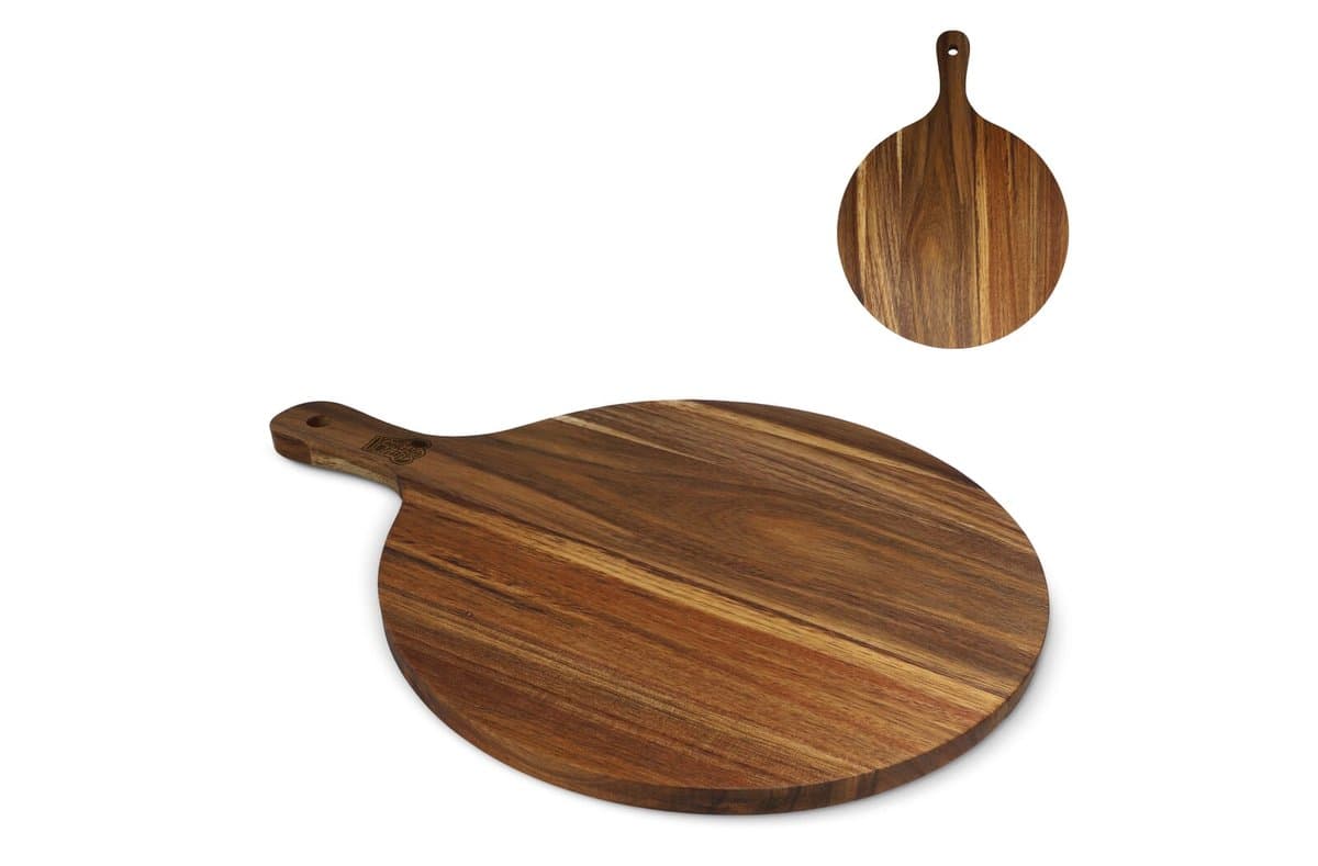 InSideOut Wooden serving platter round, 31.5cm