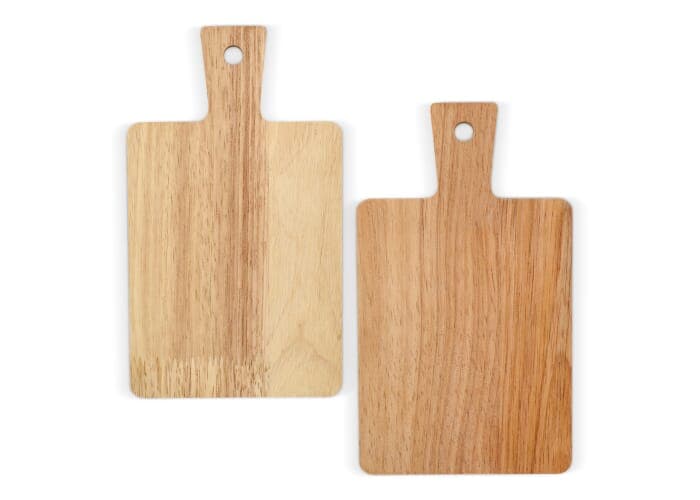 InSideOut 2-pack small wooden Tapas serving trays 2