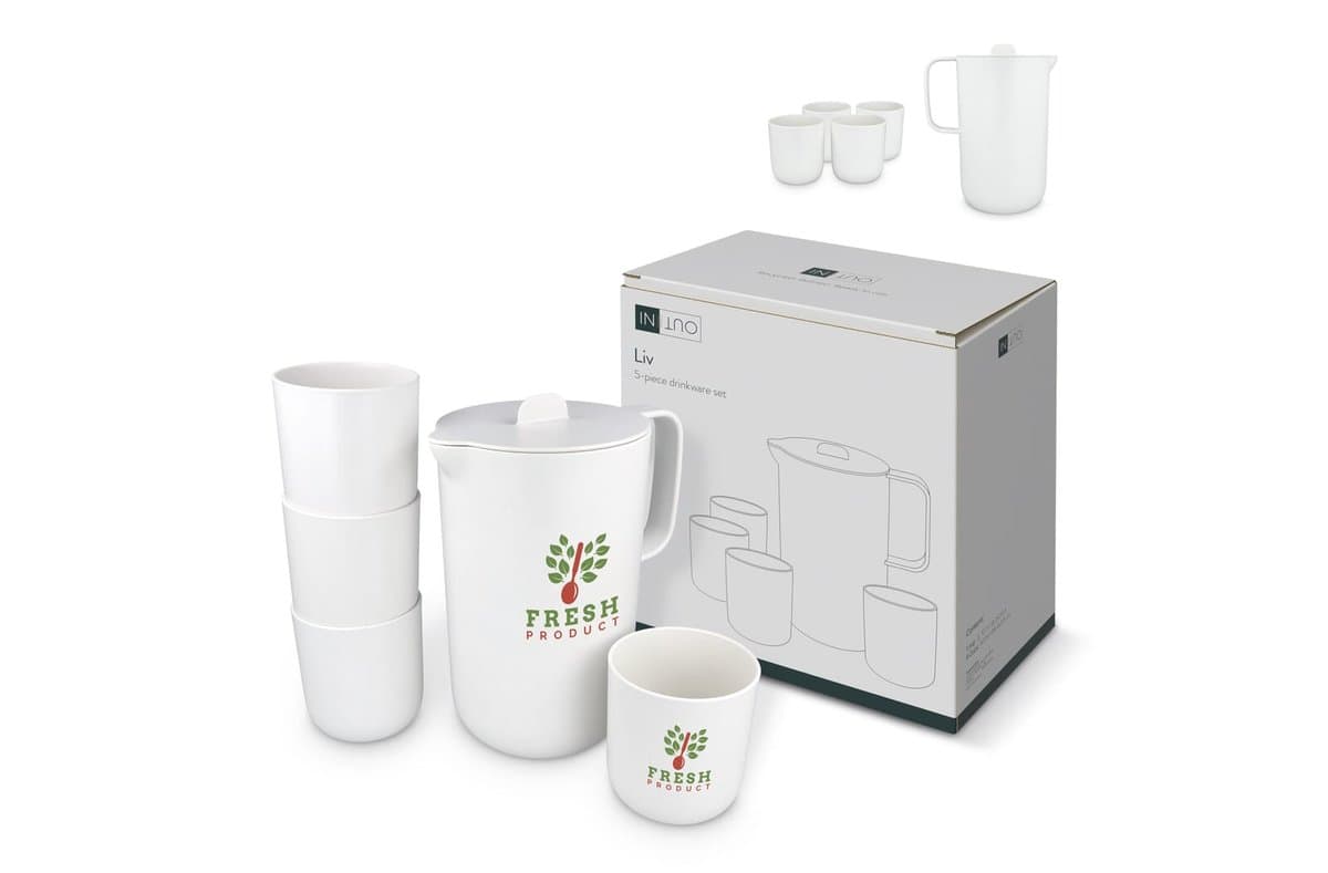 ISO Liv  5Piece rPET Drinkware Set