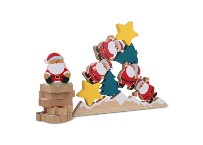 InSideOut Wooden Santa balancing game 2