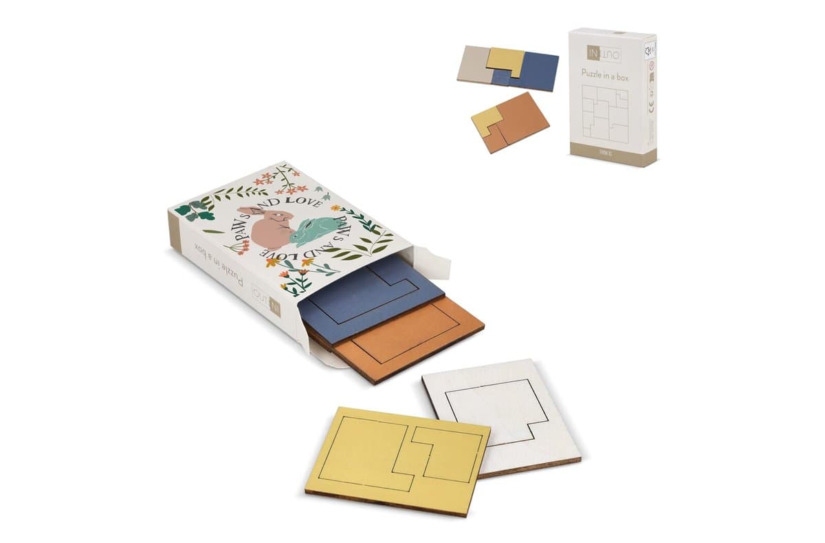 InSideOut FSC Wooden Matchbox think IQ puzzle