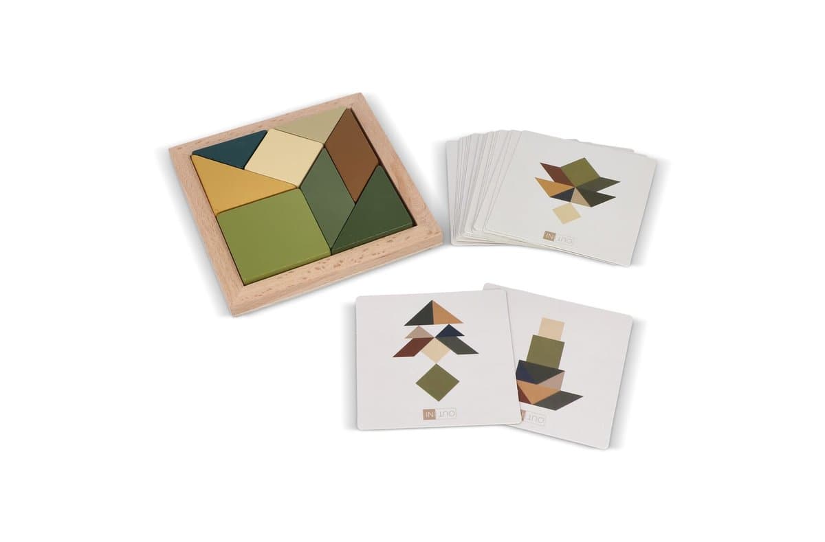 InSideOut Wooden Tangram think IQ puzzle 3
