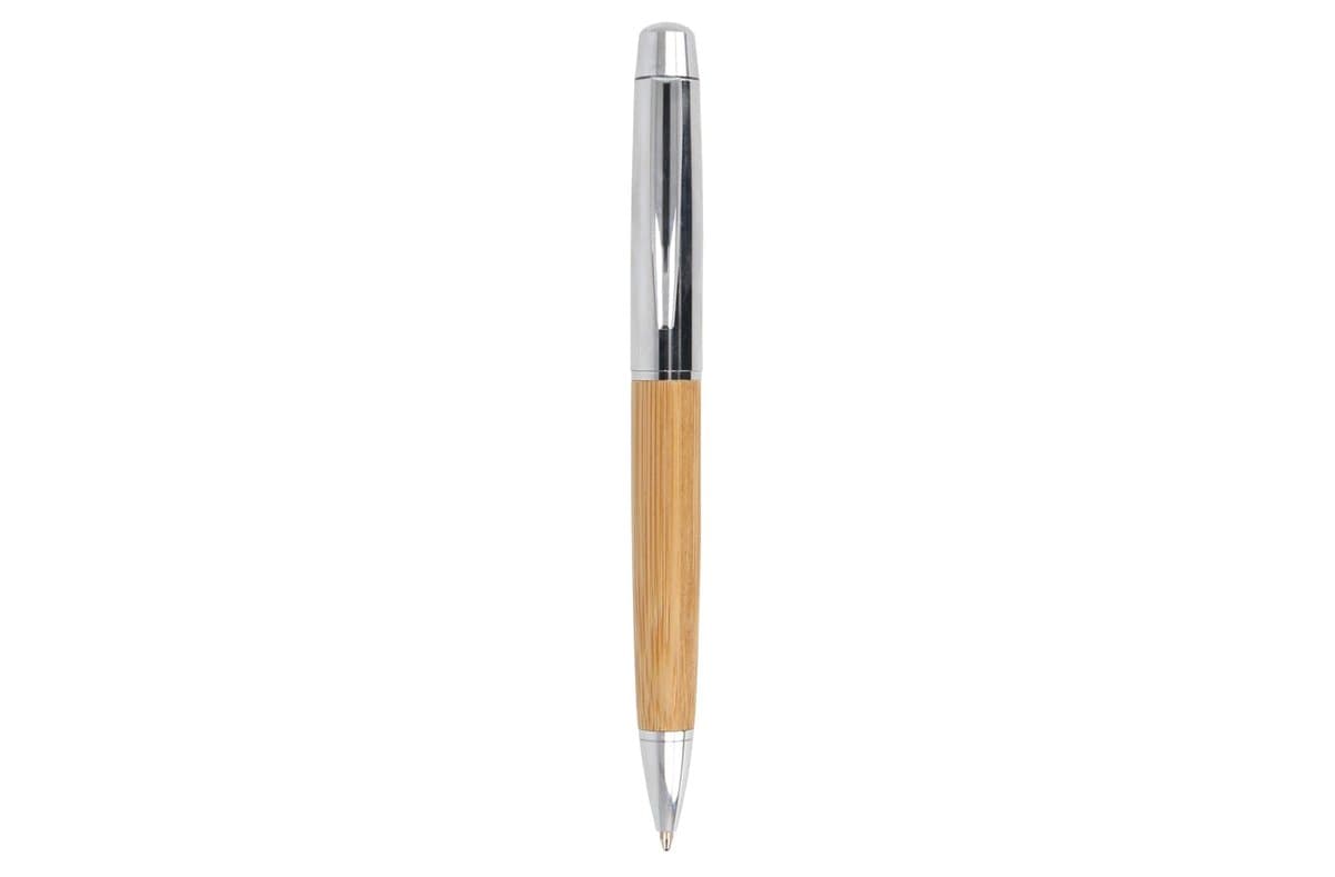 Metal Ball pen bamboo in tube 4