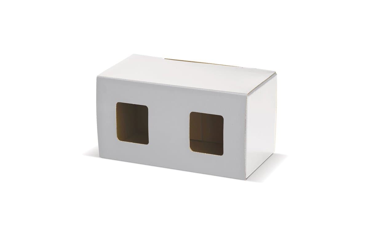 Box for 2 mugs with window 3