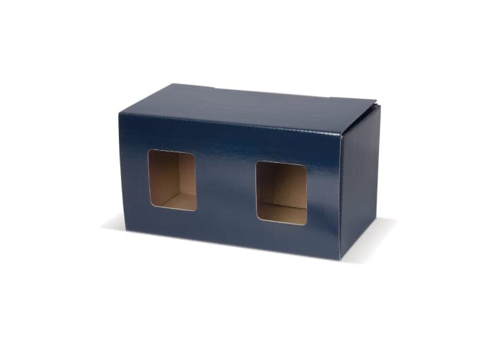 Box for 2 mugs with window 4