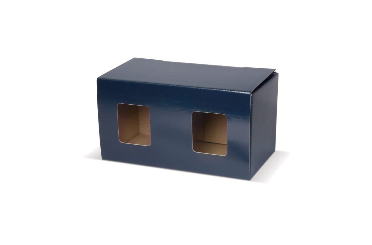 Box for 2 mugs with window 5