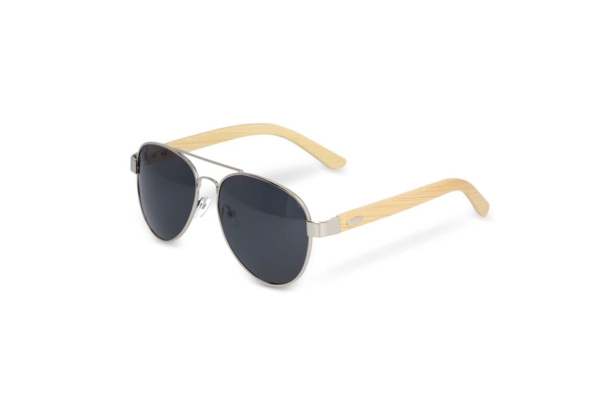 Bamboo leg aviator sunglasses 3