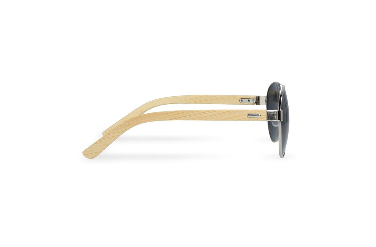 Bamboo leg aviator sunglasses 4