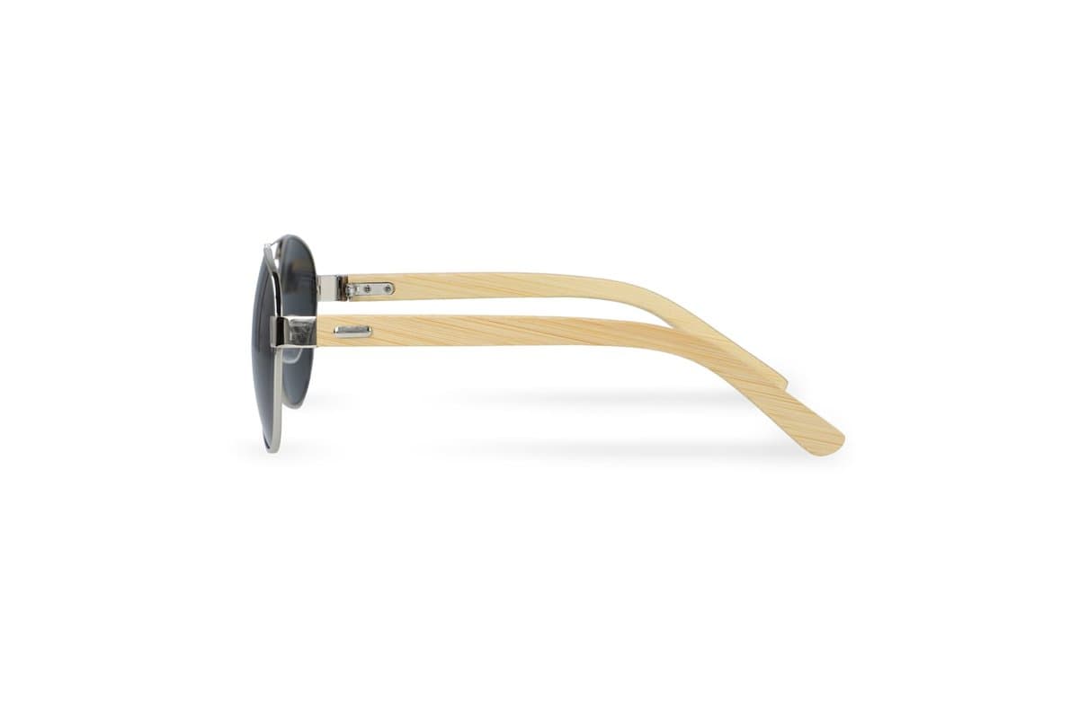 Bamboo leg aviator sunglasses 5