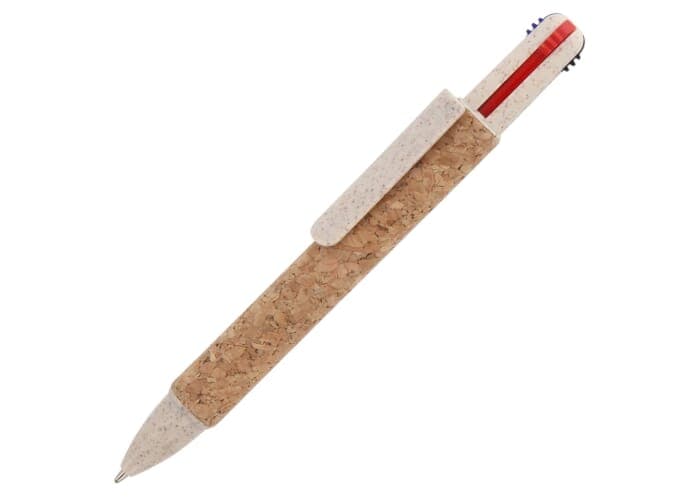 Ball pen 4-color Cork 2